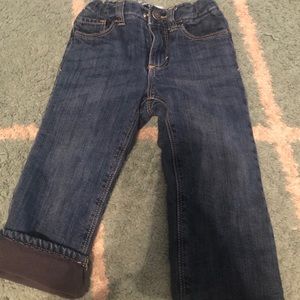 Toddler 2T Fleece lined jeans